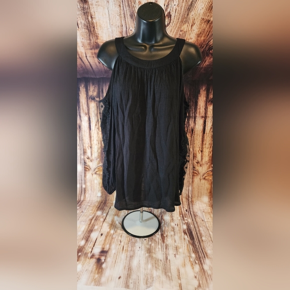 Cato Tops - Cato open shoulder long sleeve top